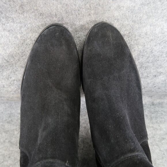 Paul Green Shoe Women 8.5 Bootie Classic Fashion Block Heel Leather Nicole Black - Picture 8 of 16